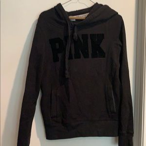 Black on black Victoria’s Secret hoodie